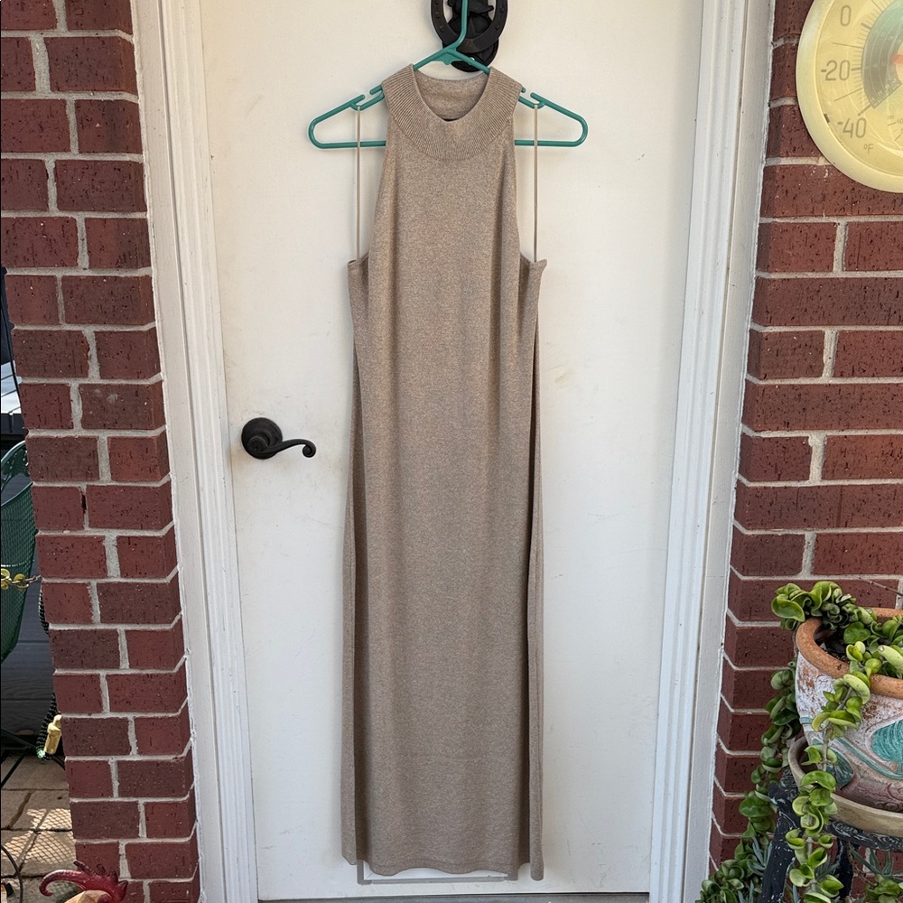Banana Republic Tan Maxi Dress